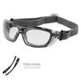 WOLFPACK LINEA PROFESIONAL Lunettes de protection transparentes avec patte élastique et rembourrage
