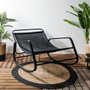 Home Deco Factory Butaca-Mecedora Miami Noire