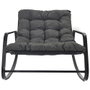 Home Deco Factory Butaca-Mecedora Miami Noire