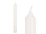 Acorde Lot de 8 Bougies Blanc 20 cm 8 Heures de Combustion (Set de 12)