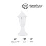 HomePluSS Farol jardin Gardeno blanc E27 IP44