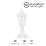 HomePluSS Farol jardin Gardeno blanc E27 IP44