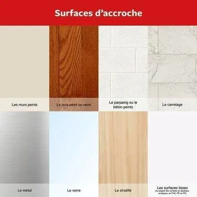 3M Coinceur Plastique Command - Blanc 3M Coinceur Plastique Command - Blanc
