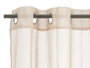 Giftdecor Voilage Beige 140x260 cm en Polyester (Set de 6)