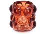Giftdecor Porte-bougie Boule Petit Teinte Tuile 8,4x9x8,4 cm Verre (Set de 12)