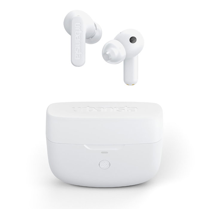 Urbanista Atlanta - Écouteurs True Wireless Bluetooth avec Réduction de Bruit Active, Multipoint, Autonomie 34h, Charge Qi et USB-C, Pure White Urbanista Atlanta - Écouteurs True Wireless Bluetooth avec Réduction de Bruit Active, Multipoint, Autonomie 34h, Charge Qi et USB-C, Pure White