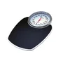 Little Balance 8135 PRO M 160 - Pese-personne mécanique vintage, capacité 160 kg, précision 1 kg, plateau antidérapant, cadran XXL 180 mm, noir et argent