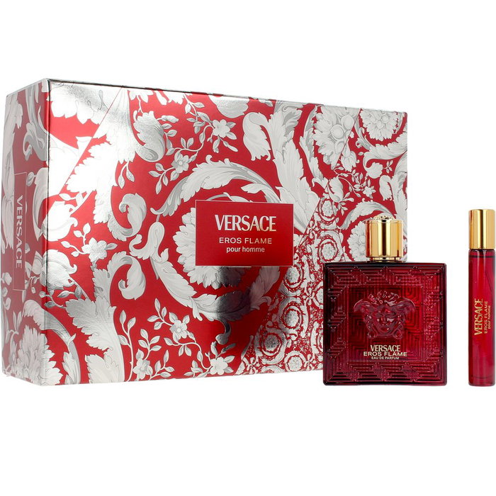 Versace Coffret Flamme EROS Eau de Parfum Homme 3 pièces