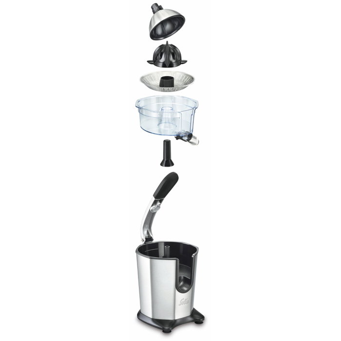 Solis Citrus Juicer 8453, Silver, Stainless Steel