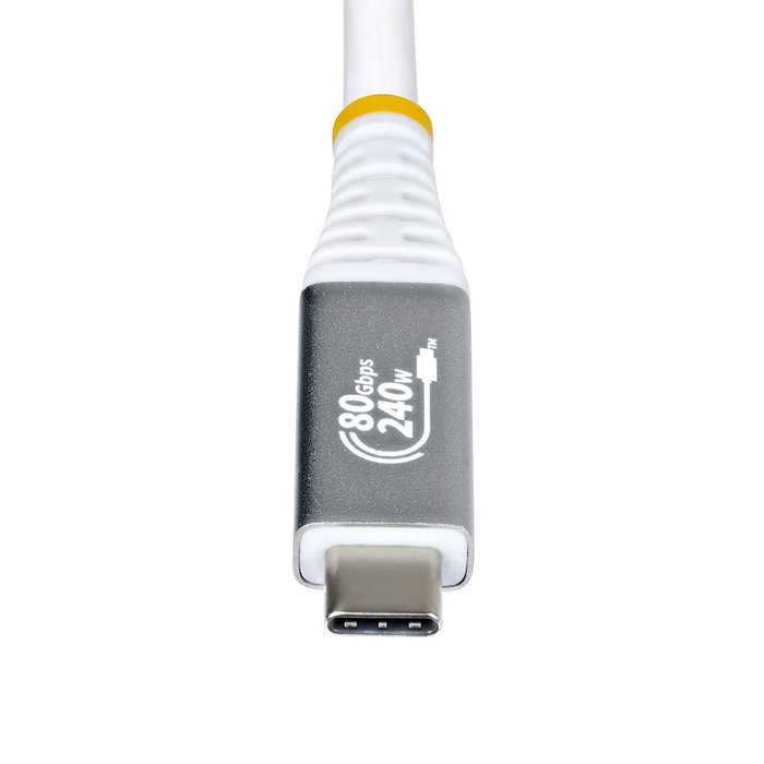 Câble USB Startech CC1M80GUSB4CABLEW Blanc 1 m