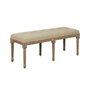 BigBuy Home Banquette Beige en Bois d'hévéa
