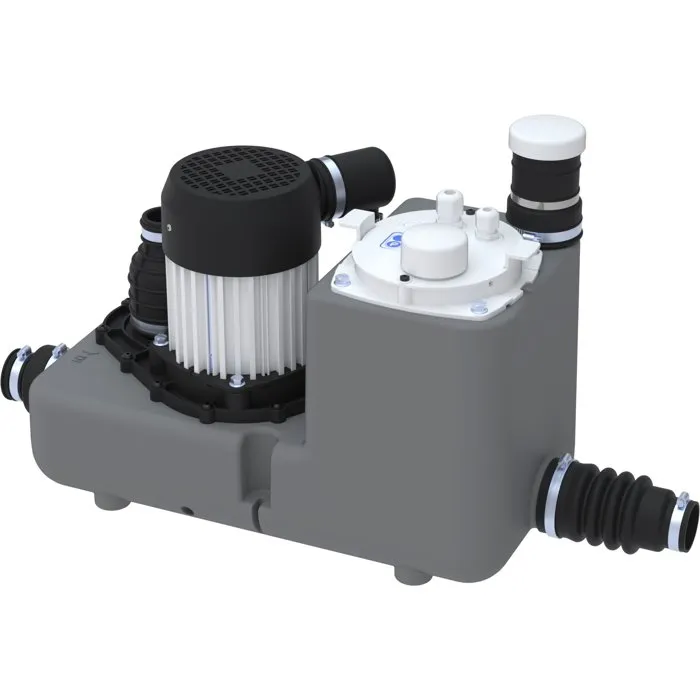 SFA Sanicom 1 Station de relevage pour eaux grises - 750 W - Accepte eaux chaudes jusqu'à 90 °C - Fabriqué en France