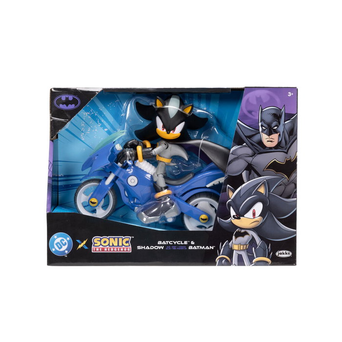 Jakks Pacific - Moto Batcycle avec figurine Batman Shadow Sonic - 13 cm - Véhicule à poser pour enfants à partir de 3 ans Jakks Pacific - Moto Batcycle avec figurine Batman Shadow Sonic - 13 cm - Véhicule à poser pour enfants à partir de 3 ans
