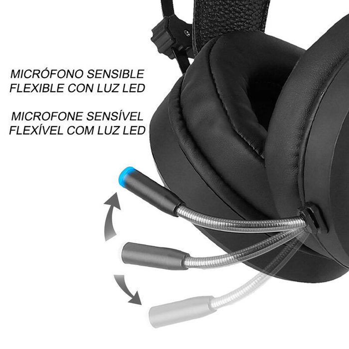 ERT GROUP Casque Gaming Auriculaire Deadpool Marvel avec Son Surround 7.1 Virtuel, LED, Micro Flexible et Connexion USB/Jack 3.5mm ERT GROUP Casque Gaming Auriculaire Deadpool Marvel avec Son Surround 7.1 Virtuel, LED, Micro Flexible et Connexion USB/Jack 3.5mm