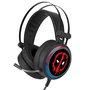 ERT GROUP Casque Gaming Auriculaire Deadpool Marvel avec Son Surround 7.1 Virtuel, LED, Micro Flexible et Connexion USB/Jack 3.5mm