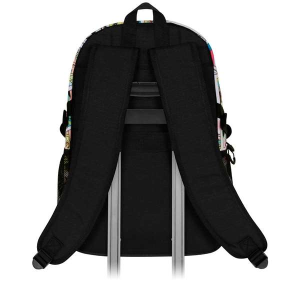 Karactermania Mochila Fight FAN 2.2 Barbie Comic - Sac à dos urbain léger, 44 x 31 x 18 cm, compartiment principal, poches frontales et latérales