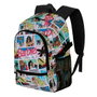 Karactermania Mochila Fight FAN 2.2 Barbie Comic - Sac à dos urbain léger, 44 x 31 x 18 cm, compartiment principal, poches frontales et latérales