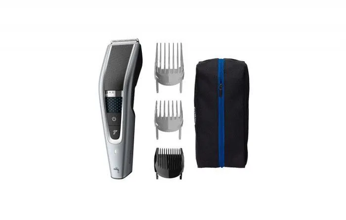 Philips HC5630/15 Tondeuse à cheveux rechargeable pour homme - Autonomie 90 min - 28 hauteurs de coupe - Mode Turbo - Inclut 3 sabots et trousse