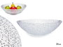 Vivalto Bowl Cristal Bits 30,5 x 30,5 x 8,7 cm Transparent (Set de 4)