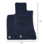 OCC Design Tapis Sur Mesure pour Nissan Qashqai (2007-2013) - 5 Pièces, Rouge