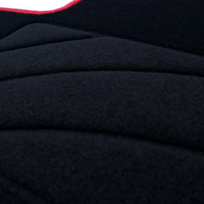 OCC Design Tapis Sur Mesure pour Nissan Qashqai (2007-2013) - 5 Pièces, Rouge