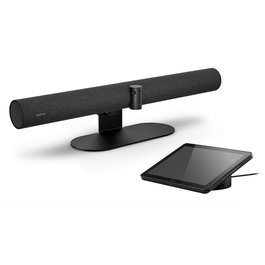 Jabra PanaCast 50 VBS - Système de visioconférence intelligent pour salles certifié Teams/Zoom, caméra 4K 180°, haut-parleurs, télécommande
