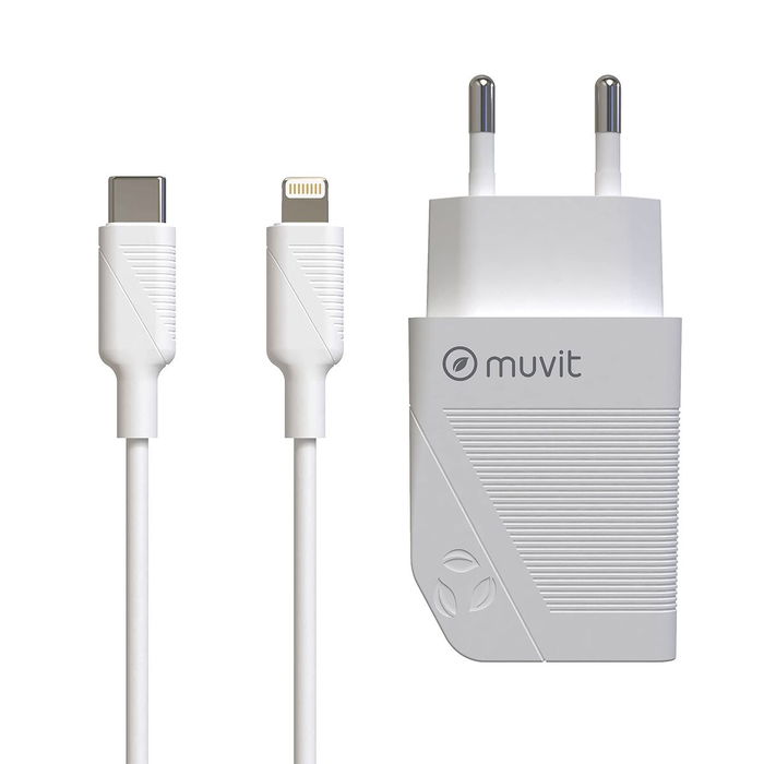 Chargeur mural Muvit Blanc 20 W