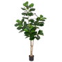 BigBuy Home Plante décorative Ficus 175 cm en Polyuréthane et Ciment