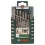 Bosch - Set de 19 forets métaux rectifiés HSS-Cobalt, longueur totale 200 mm