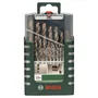 Bosch - Set de 19 forets métaux rectifiés HSS-Cobalt, longueur totale 200 mm