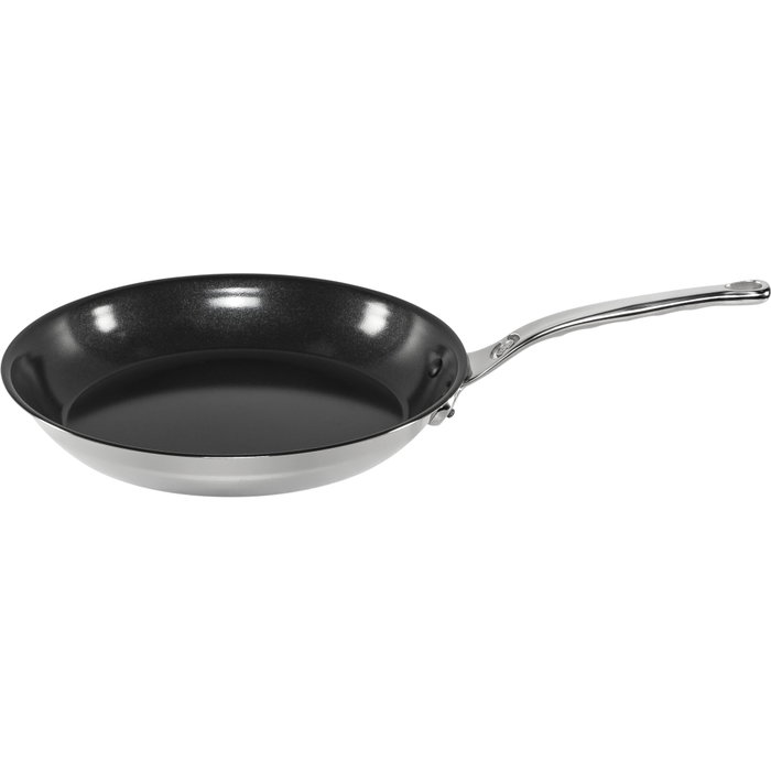 De Buyer Affinity Poêle en acier inoxydable avec revêtement céramique 28 cm De Buyer Affinity Poêle en acier inoxydable avec revêtement céramique 28 cm