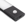 Emuca Luminaire LED Kaus Black 400mm Noir rechargeable USB avec détecteur de mouvement