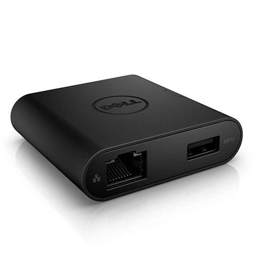 Dell DA200 Adaptateur USB Type-C vers HDMI / VGA / Ethernet / USB 3.0 Dell DA200 Adaptateur USB Type-C vers HDMI / VGA / Ethernet / USB 3.0