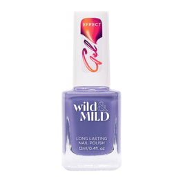 Wild&Mild Vernis à Ongles Gel Effect Lavande - Effet Gel de Salon Sans Lampe UV/LED, Manucure Longue Durée et Brillante à la Maison