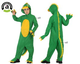 Atosa Déguisement Dinosaure Unisexe pour Enfant - Vert - 3-4 ans