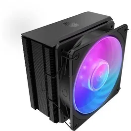 Cooler Master Hyper 212 3DHP Black ARGB - Ventirad CPU avec ventilateur PWM 120 mm, éclairage ARGB, 3DHP, pour sockets Intel LGA1700 et AMD AM5 - Finition noire