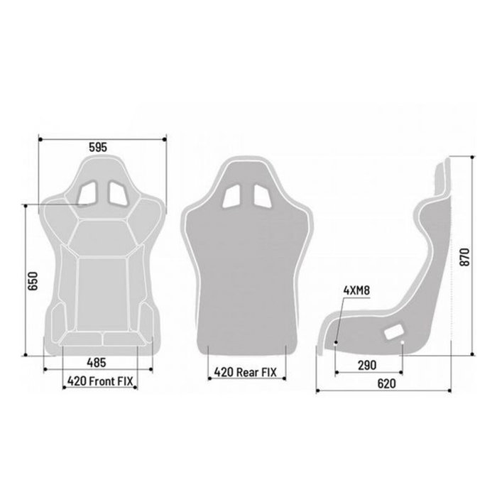 Sparco ASIENTO GRID II QRT