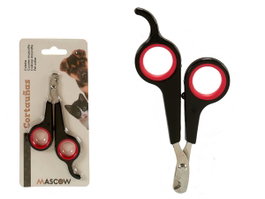 MASCOW Coupe-ongles pour petits animaux de compagnie noir et rouge