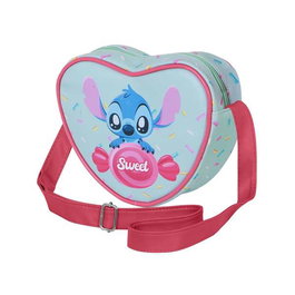 Karactermania - Sac à dos Lilo et Stitch en forme de cœur - Dimensions : 15.5 x recommended 21 x 6.5 cm