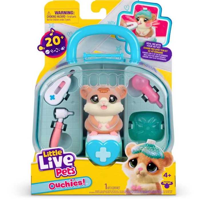 Little Live Pets Hamster Ouchies Kit vétérinaire et accessoires de soins
