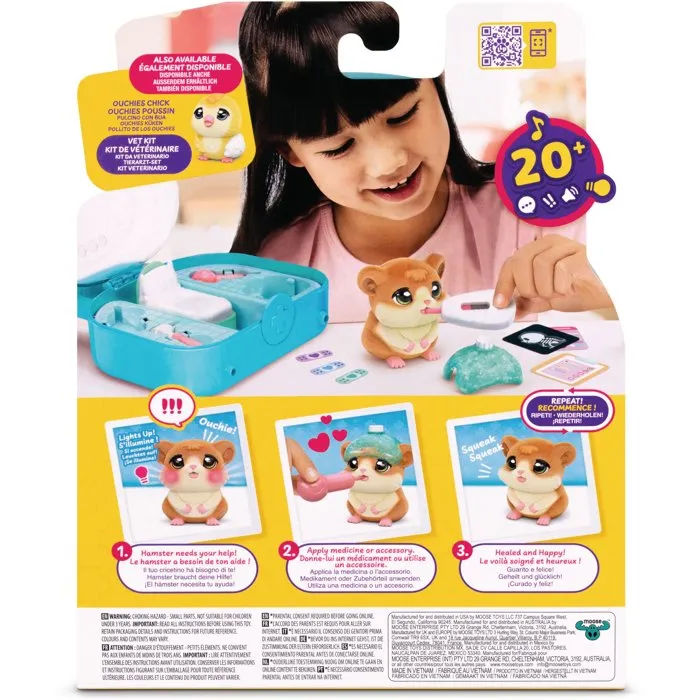 Little Live Pets Hamster Ouchies Kit vétérinaire et accessoires de soins