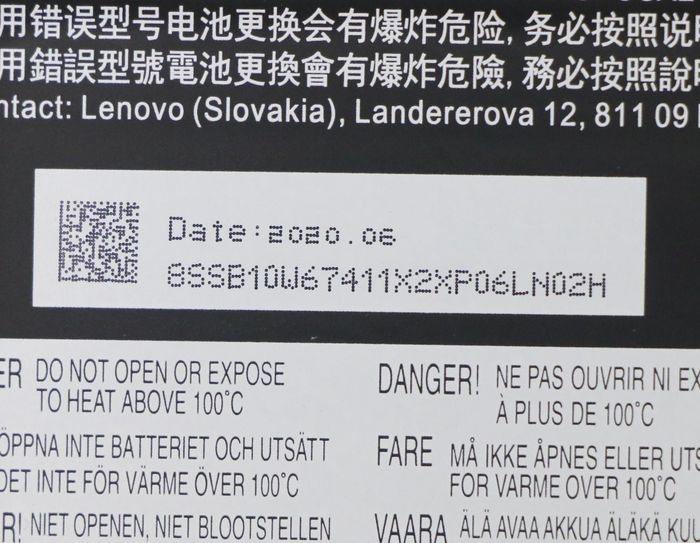 Lenovo Batterie 11,4V 45Wh
