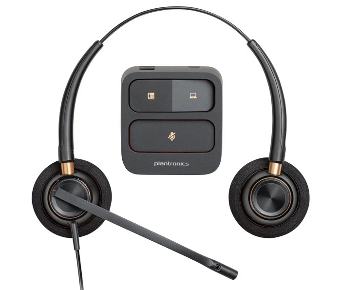 HP EncorePro 520 Micro-casque Binaural avec Quick Disconnect Noir
