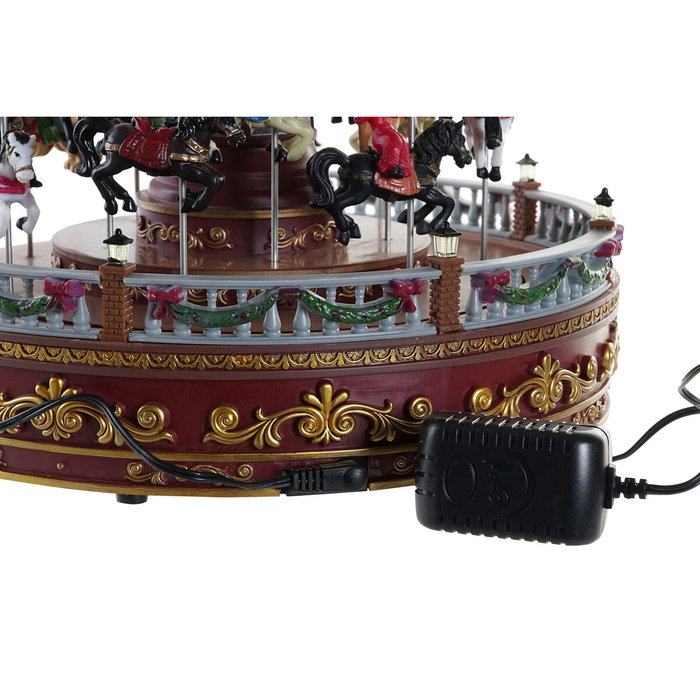 Décorations de Noël DKD Home Decor Lumière LED Mouvement Musical Multicouleur PVC Résine 30 x 30 x 30 cm Décorations de Noël DKD Home Decor Lumière LED Mouvement Musical Multicouleur PVC Résine 30 x 30 x 30 cm
