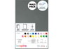 Innspiro Goma EVA gris feuilles autocollantes 20x30cm x 2mm 20u.