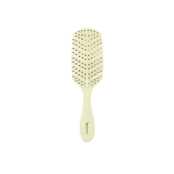 Bifull Cepillo Esqueleto Biodegradable Beige Biofriendly - Brosse squelette biodégradable beige, ergonomique courbe, poils de 20mm anti-nœuds pour démêlage confortable Bifull Cepillo Esqueleto Biodegradable Beige Biofriendly - Brosse squelette biodégradable beige, ergonomique courbe, poils de 20mm anti-nœuds pour démêlage confortable