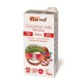 ECOMIL Boisson Biologique Coco et Amande 1L (Lot de 6)