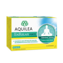 Aquilea ENRELAX FORTE Comprimés, Valériane 500mg, Pasiflore 100mg, Aubépine 100mg, 30 unités