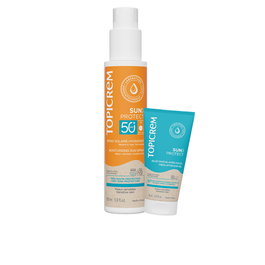 Topicrem Spray solaire protecteur SPF50+ 150 ml + Après-soleil 50 ml (lot de 2) - Protection très élevée et hydratation pour toute la famille