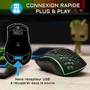 The G-Lab Combo Tungsten - Pack Gamer 2 en 1 avec Clavier et Souris Sans Fil RGB, Autonomie 30h, Souris 2400 DPI
